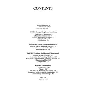 Complete Homeopathy Handbook: Contents