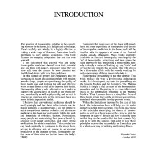 Complete Homeopathy Handbook: Introduction