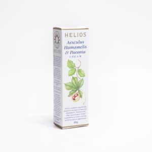 Helios Aesculus Hamamelis Paeonia Cream: treatment for hemorrhoids (piles), varicose veins and thread veins.