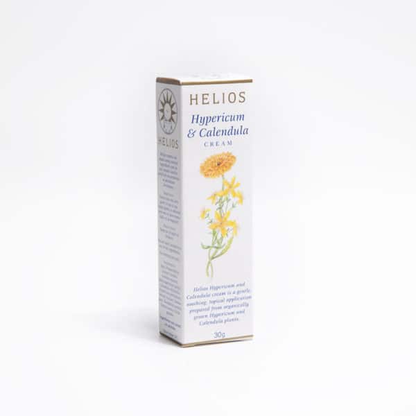 Helios Hypericum Calendula Cream: helps resolve cuts, stings and bites
