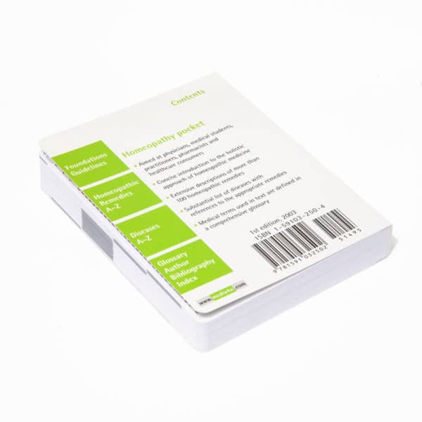 Homeopathy Pocket Book by Almut Brandl 2