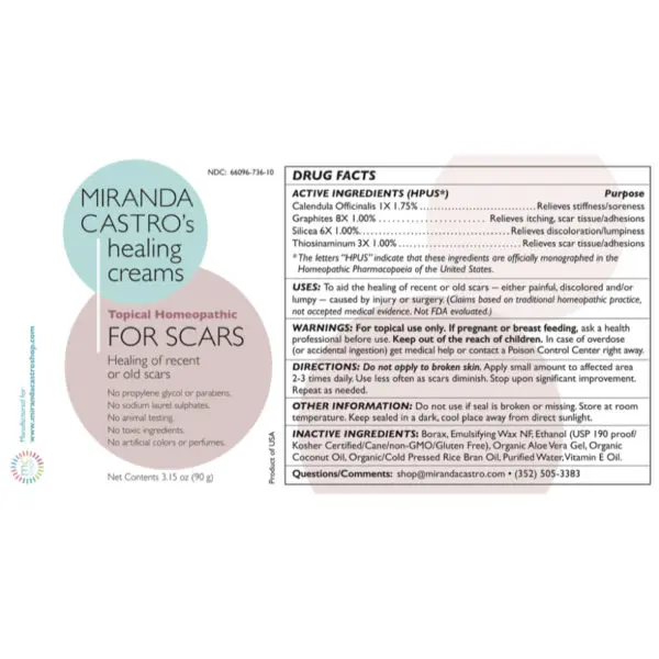Miranda Castro's Healing Cream for Scars