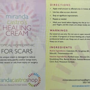Miranda's Healing Cream for Scars