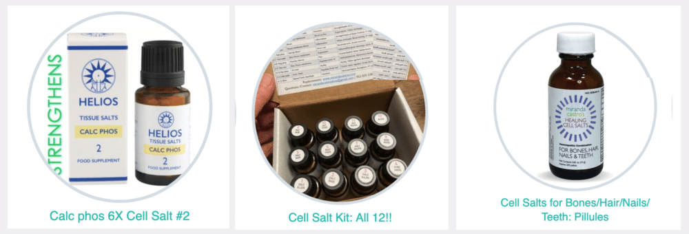 Calcphos-CellSaltSet-CastrosCombo-BonesTeeth - Miranda Castro's Shop