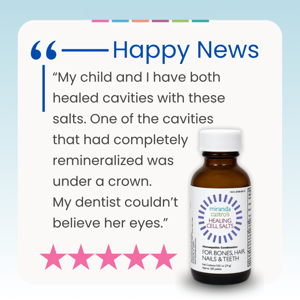 Cell Salts Cavity Review Miranda Castro Happy Healthy Teething with Homeopathy