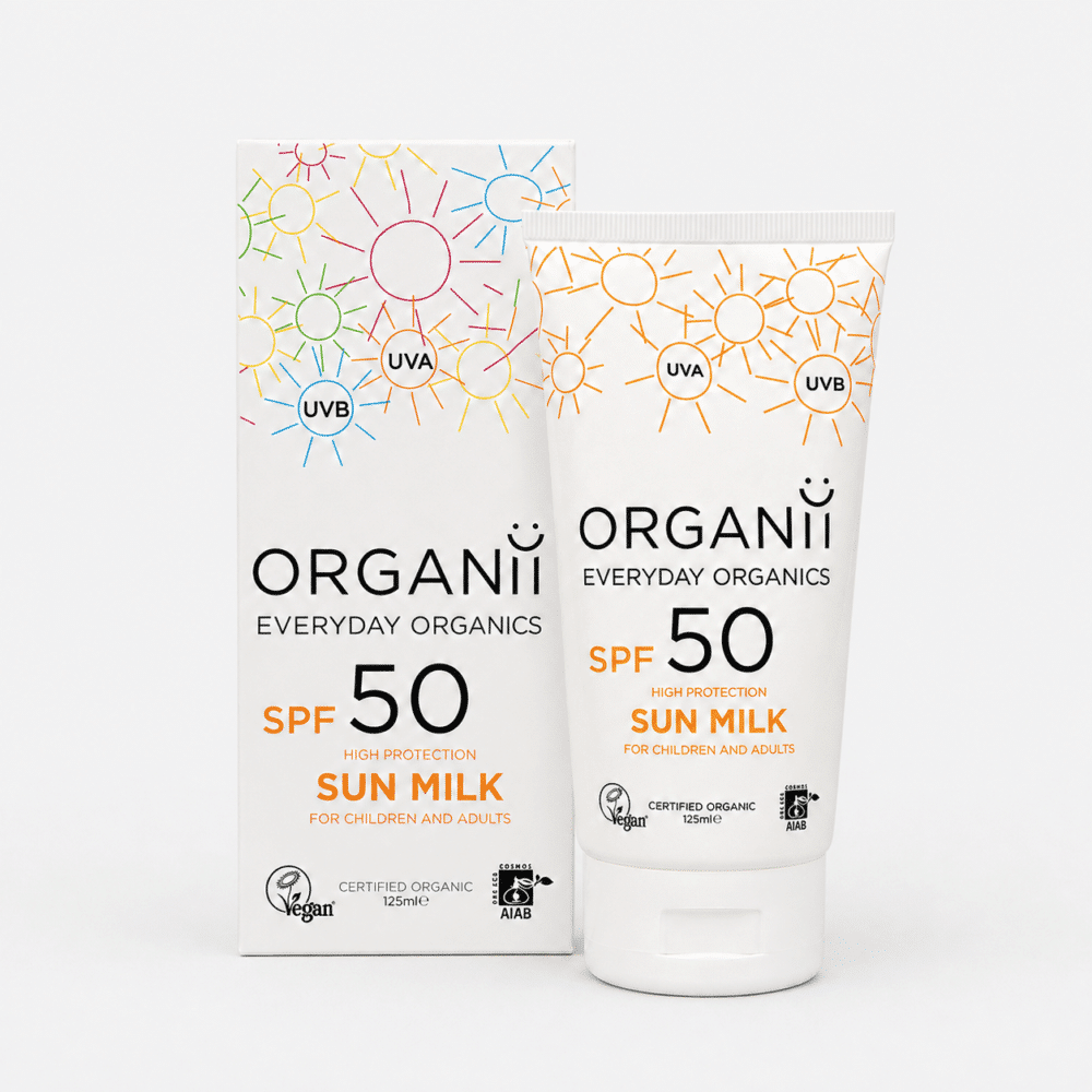 Organii Sun Milk Organic Sunscreen SPF 50
